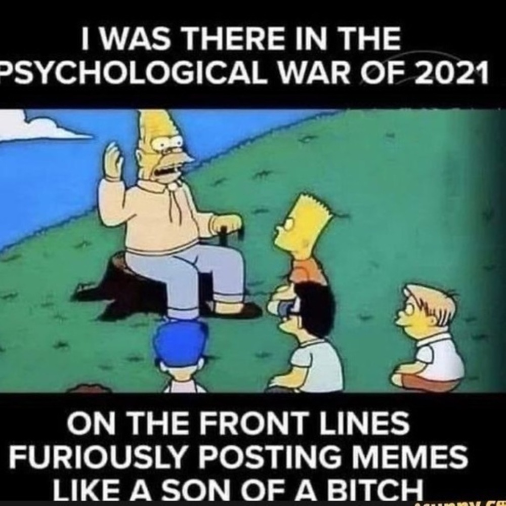 Posting memes and resale like a sun of a b!+ch